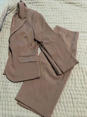 Express Women's Blazer and Pants in Mauve Brown